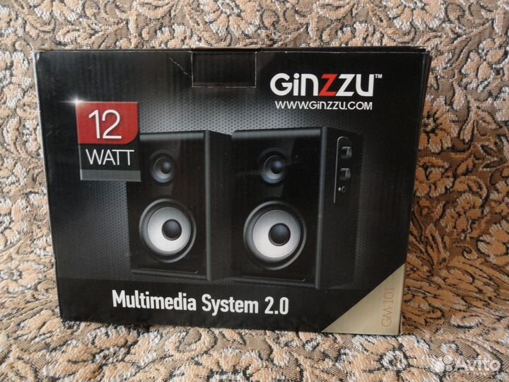 Колонки Ginzzu 12вт