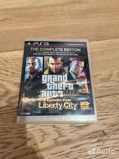 Диски на ps3 GTA 4 episode from Lyberty city
