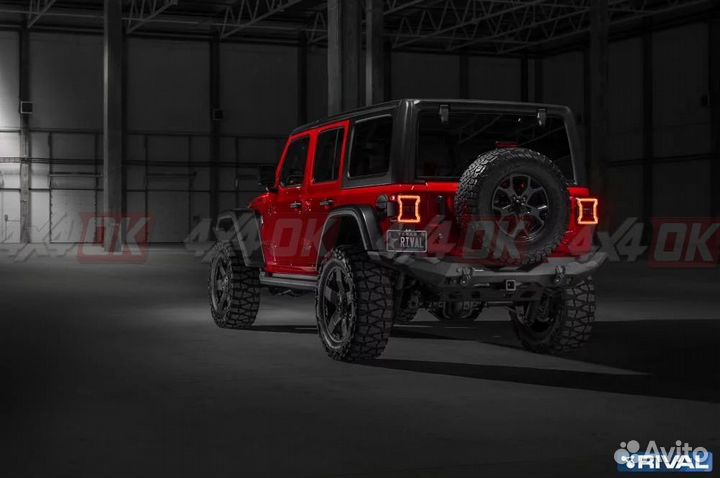 Задний бампер jeep Wrangler JL