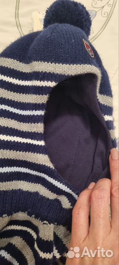 Шапка шлем новый 48-50 зимний