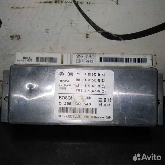 Блок управления ABS mercedes E-class S211 W211 026