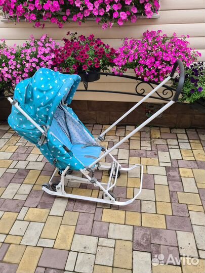 Коляска санки