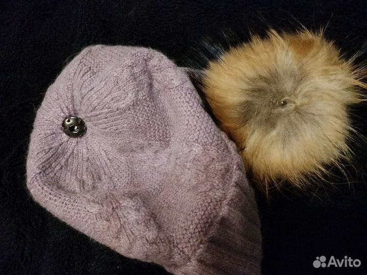 Шапка женская вязаная