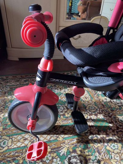 Велосипед трехколесный розовый Kreiss