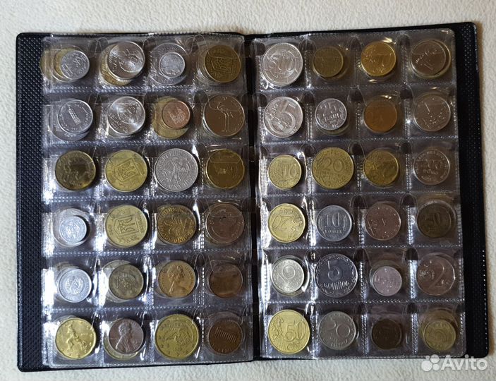 Разные иностранные монеты. 168 шт