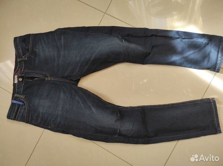Штаны джинсы мужские 50L темно синие