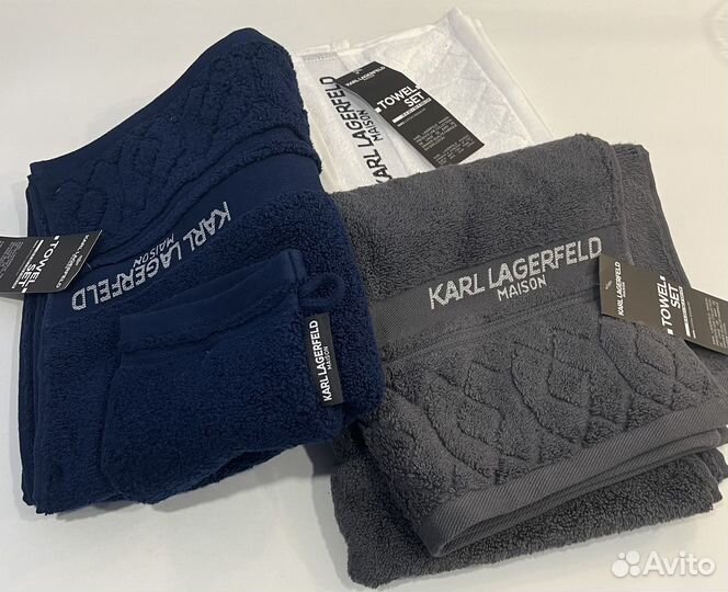 Махровые полотенца karl lagerfeld