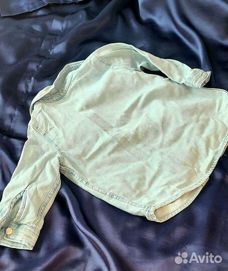 Джинсовая рубашка hm