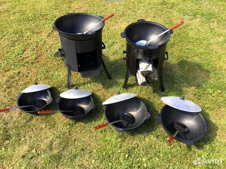 Казан чугунный узбекский