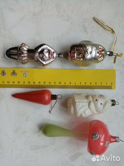 Редкие винтажные ёлочные игрушки