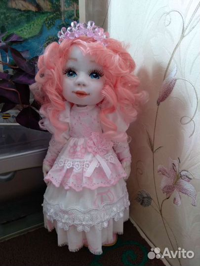 Текстильная кукла ручной работы