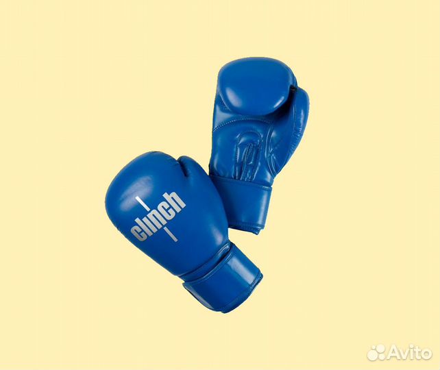 Боксерские перчатки Clinch Olimp 12унц синие