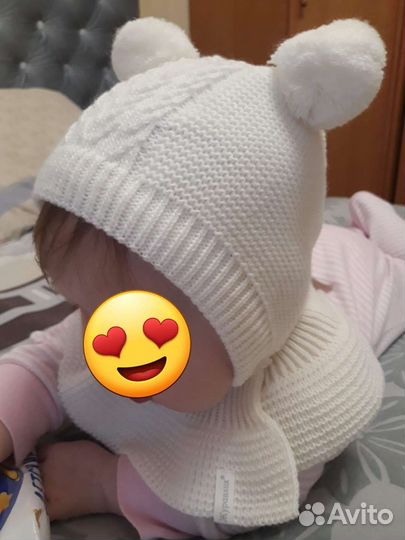 Шапка для девочки 40-42