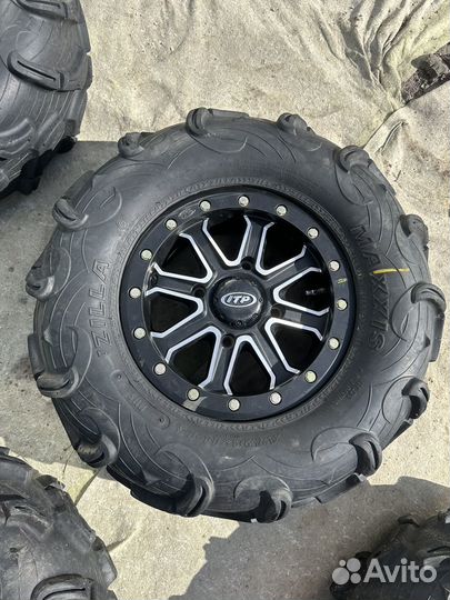 ITP r14бэдлок диски + Maxxis Zilla 28