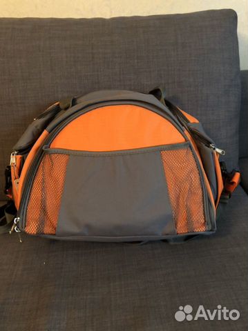 Сумка холодильник для пикника с посудой