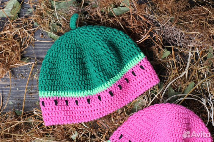 Шапочки детские для фотосессии новые (5-9 мес)