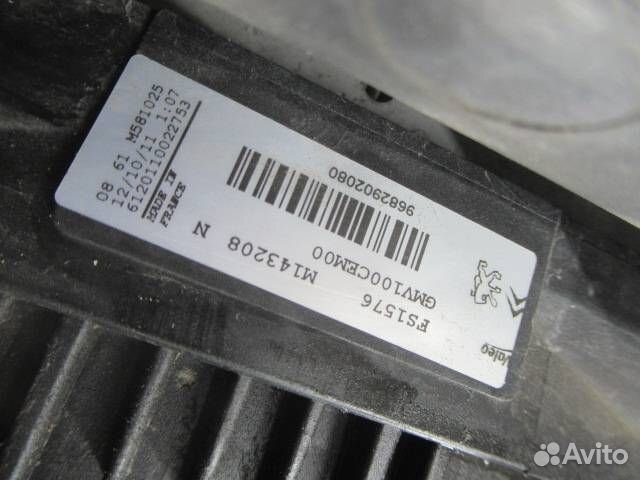 Радиатор основной Peugeot 207 рест. 2011 884260000