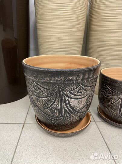 Горшки керамические Серебряный ручей