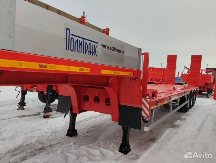 Полуприцеп трал (тяжеловоз) Политранс ТСП 94163, 2023