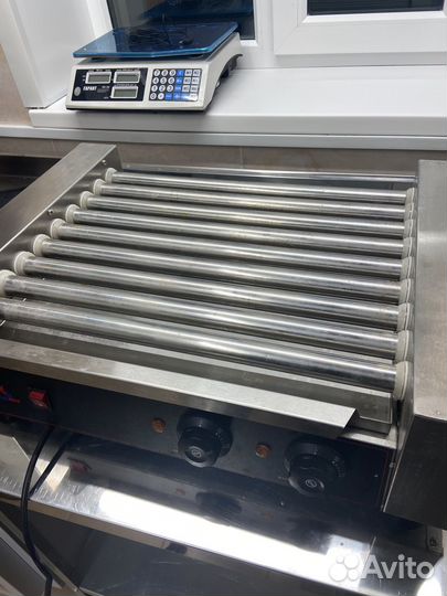 Гриль роликовый airhot аппарат для хот-догов RG-9