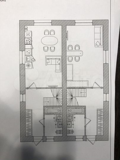 Таунхаус 70 м² на участке 4 сот.