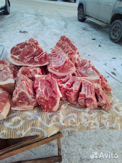 Мясо свинина и говядина домашняя