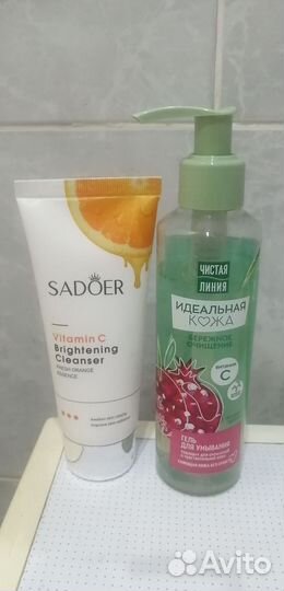 Гель для умывания Чистая линия + sadoer