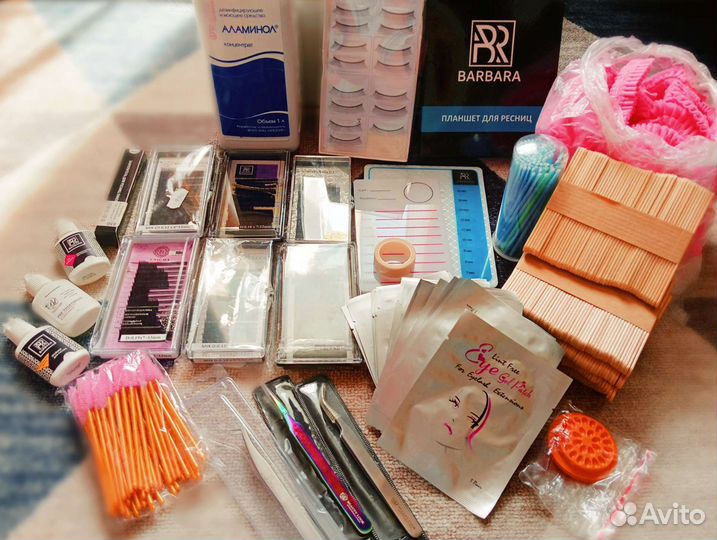 Материалы и расходники для наращивания ресниц
