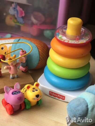 Развивающие игрушки Primamann, fisher price, cotoo