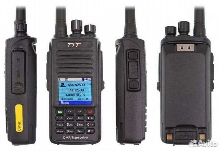 Рации TYT MD-UV390 DMR ip67 (5 Ватт) AES-256