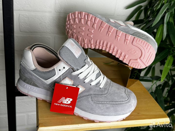 Кроссовки мужские New Balance 574 36-41 серые