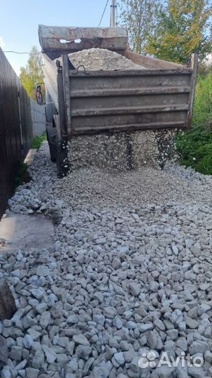 Щебень, песок, пгс доставка