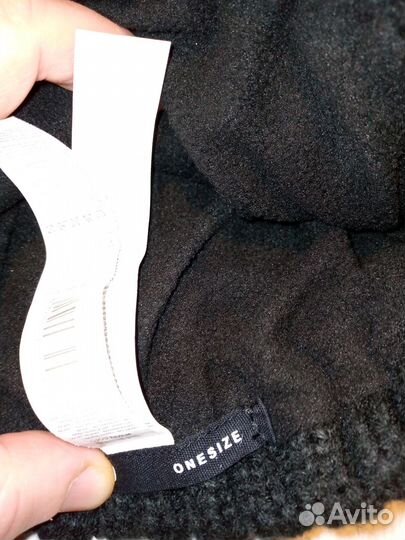 Зимняя шапка вязаная унисекс