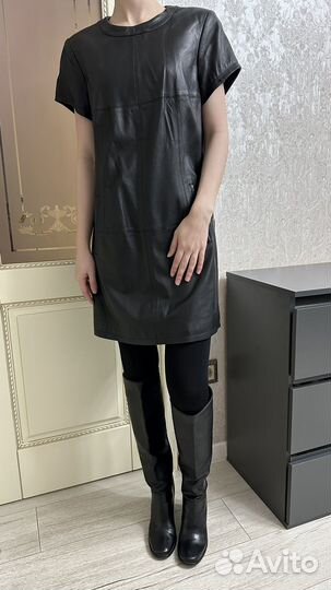 Платье женское натуральная кожаэ 42