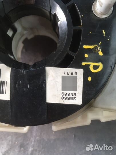 Подрулевой шлейф nissan almera n16