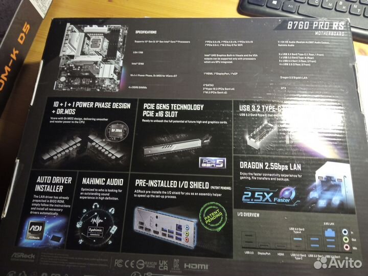 Asrock b760m pro rs Материнская плата