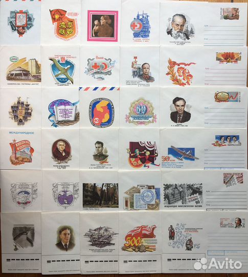 Конверты с ом СССР и России, мк, Спецгашения