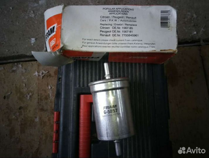 Топливный фильтр на Рено Логан