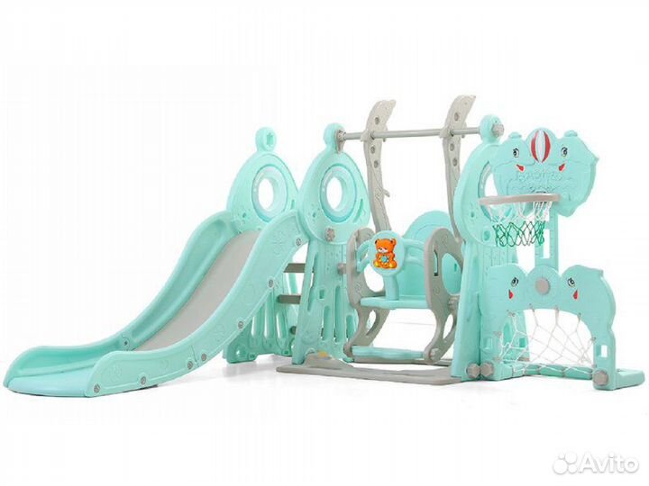 Детская Горка + качели + ворота 