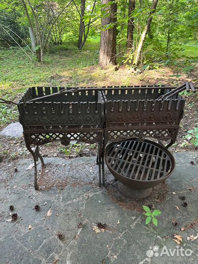 Мангал чугунный