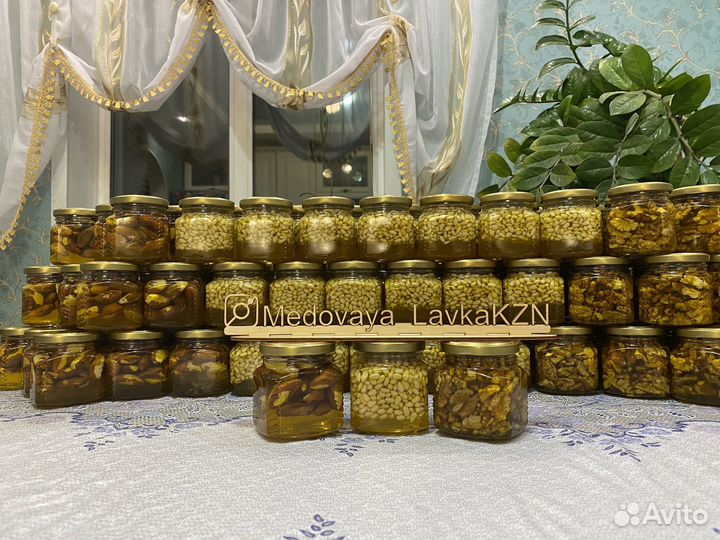 Мёд гречишный, цветочный, липовый