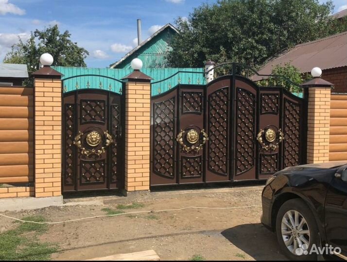 Ворота кованые распашные,откатные автоматические