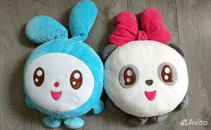 Мягкие игрушки подушки малышарики