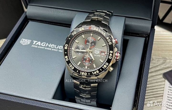 Тяжелые мужские часы Tag Heuer Formula 1