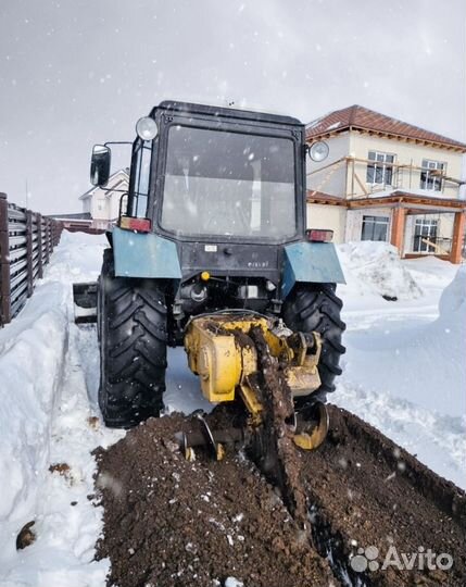 Бара траншеекопатель, экскаватор траншейный цепной