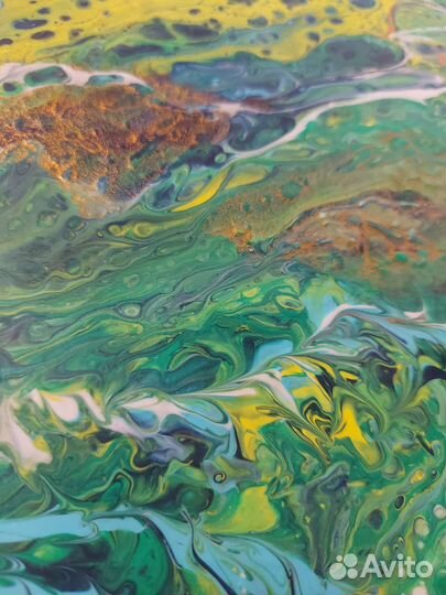 Картина, акриловая наливная