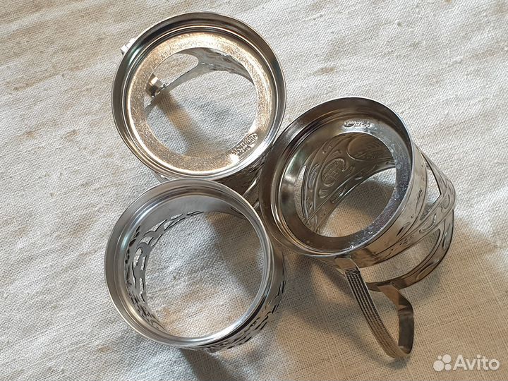 Мельхиоровые подстаканники 