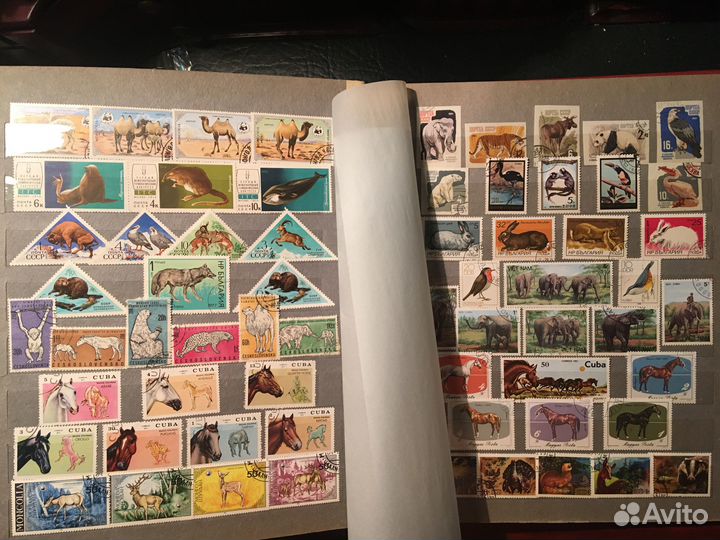 Большой альбом с 820 марками 