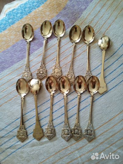 Ложки СССР -серебрение и позолота
