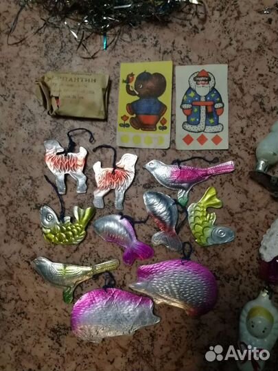 Ёлочные стеклянные игрушки,Каска